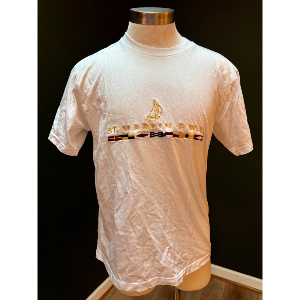 St Martin F.W.I Island Dreams T-Shirt Men's Size‎ M